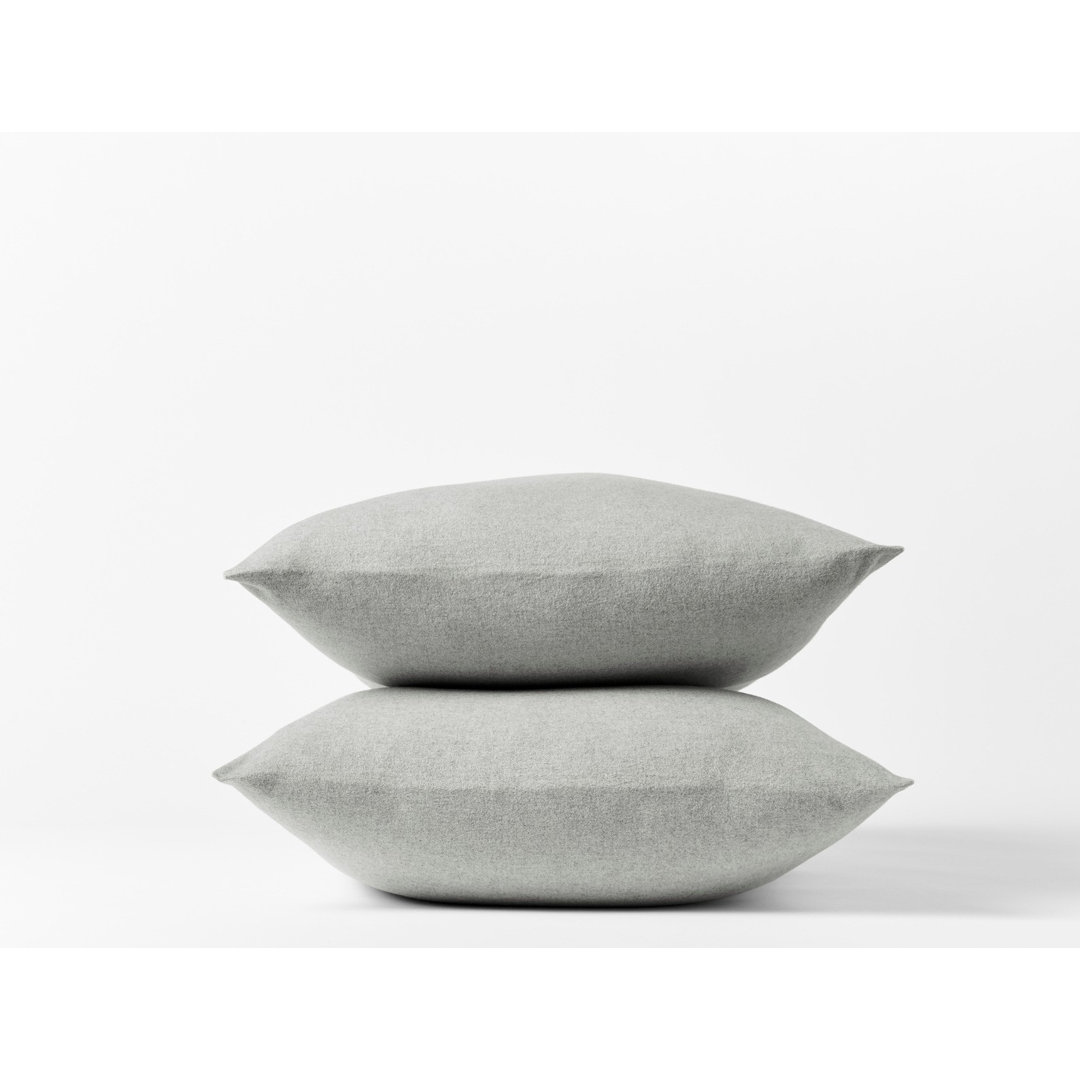 Cloud Flannel Pillowcase Coyuchi 