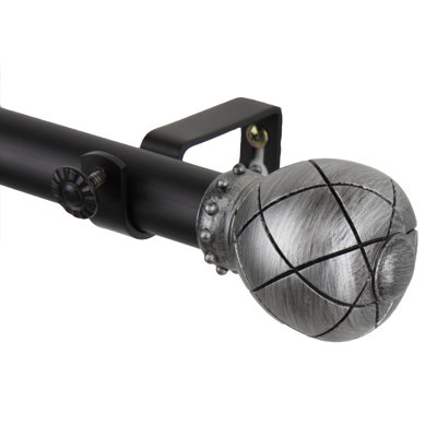 Steel Adjustable Single Curtain Rod