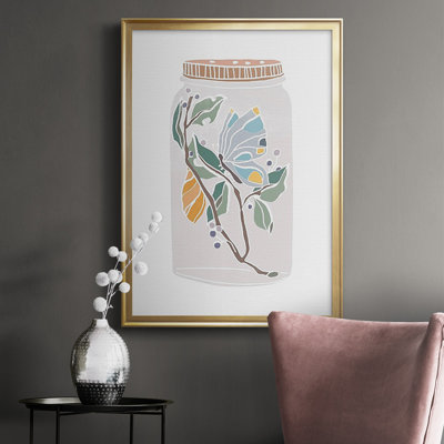 «Nature Jar III», reproduction encadrée de qualité supérieure - prête à être accrochée