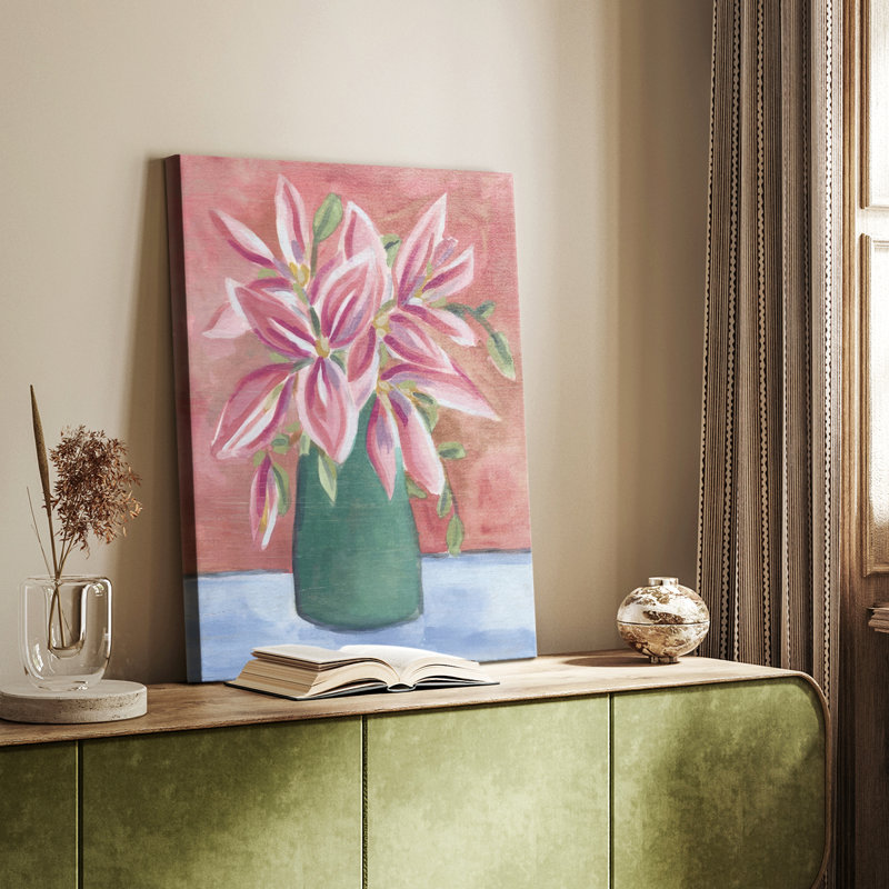 Garden Parlor I -Gallery Wrapped Cavas, 60" H x 40" W