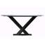 Kivah Metal Base Dining Table-668832957-668832954