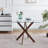 Cross Legs Dining Table-988942907