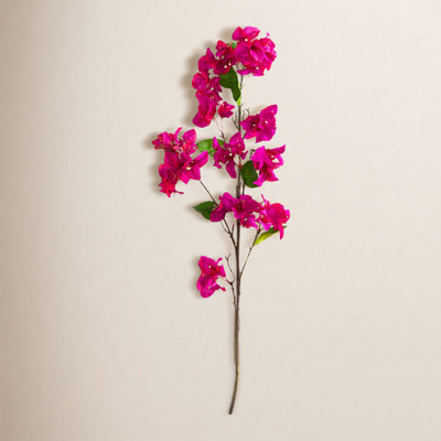 47in. Artificial Bougainvillea Flower Stems, Set of 3