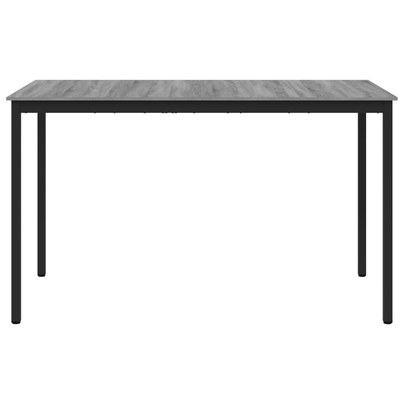Standing Bar Table Engineered Wood, Grey, 105cmH x 180cmL x 90cmW