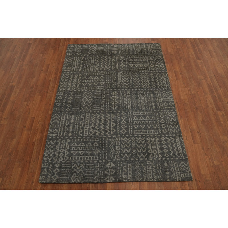 Tapis marocain à motif géométrique 5 x 8