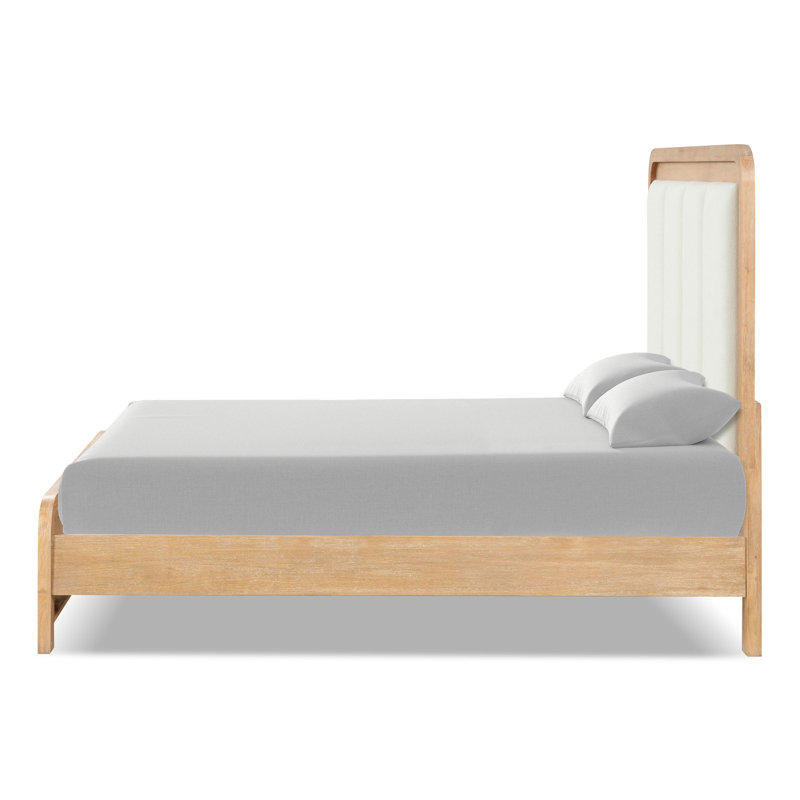 Ensemble de chambre à coucher Beaucet, Grand lit, Ensemble de cinq pièces : lit + deux tables de ch