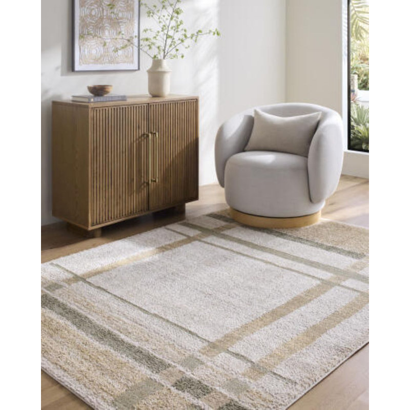 La Luna Machine Woven Rug, Rectangle 5'3" x 7'