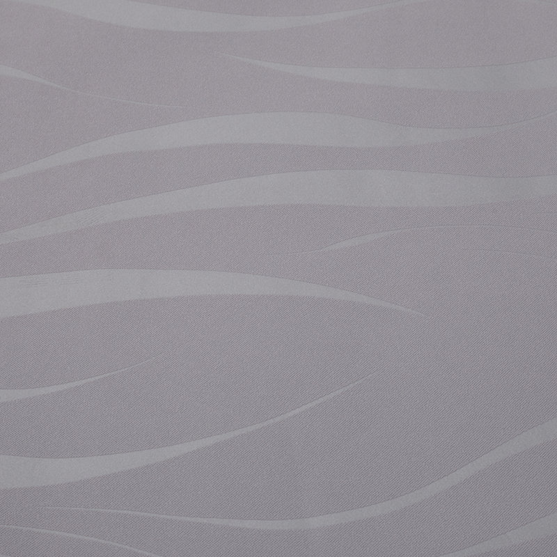 Silver Grey 3D Curved Stripe Prepasted Wallpaper