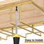 Bhure Wine Glass Rack Gold