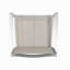 Tabourets 29,50 "avec structure en aluminium antirouille argenté, ensemble de 2