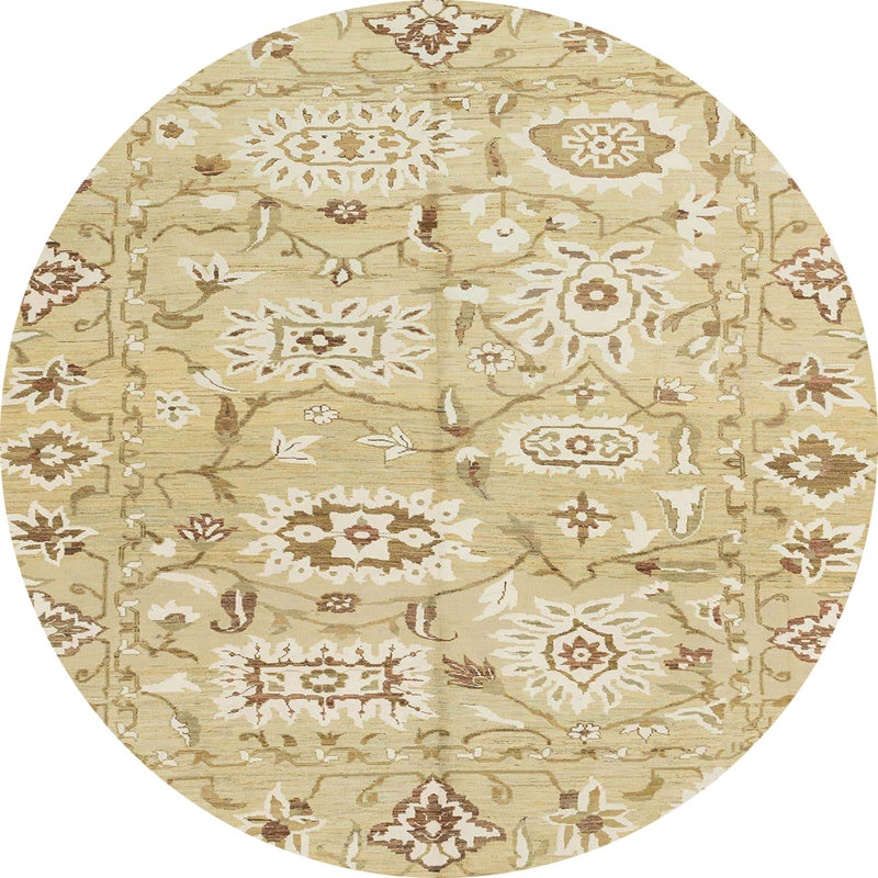 Abstract Indoor Rug, Round 6'