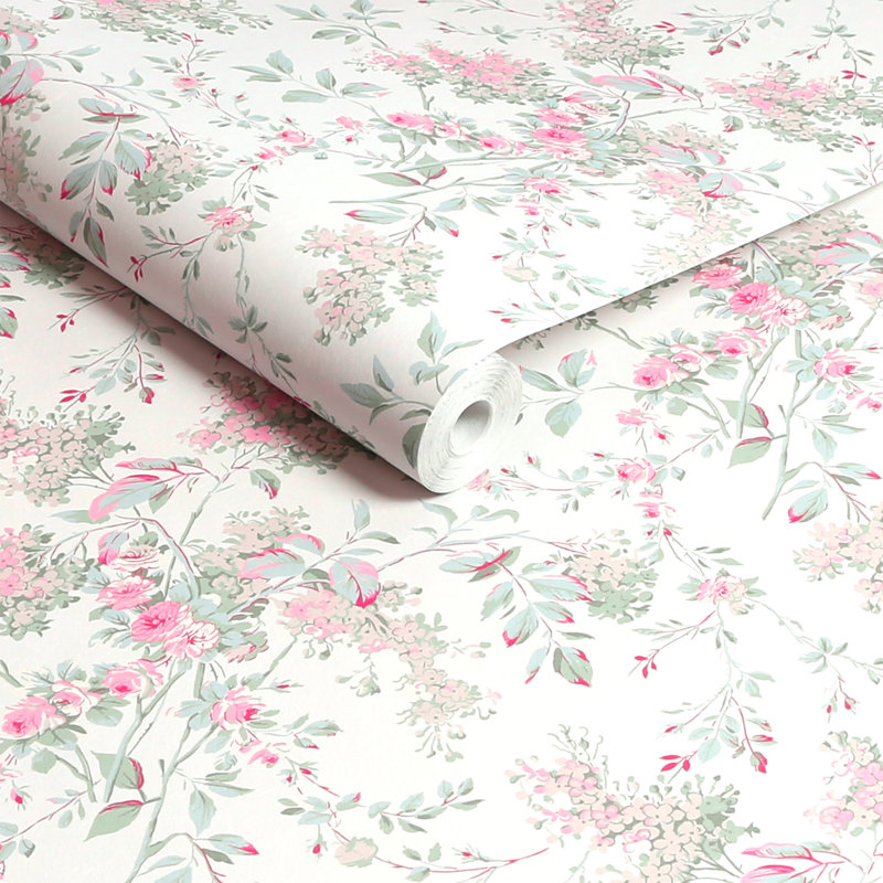 Rachel Ashwell Chelsea White Wallpaper, White