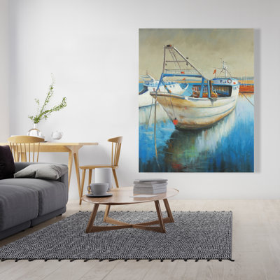 Fishing Boat | Boat Office Canvas for Home Decor