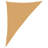  Sunshade Sail 160 G/M² Triangular Sand 4X5x6.8 M HDPE