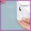 Rideau de douche bleu à motif floral extra long-152154891
