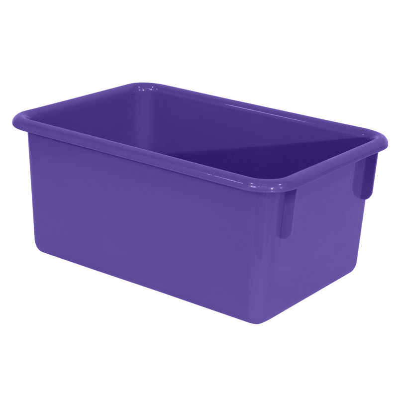 Bac en plastique, Mauve