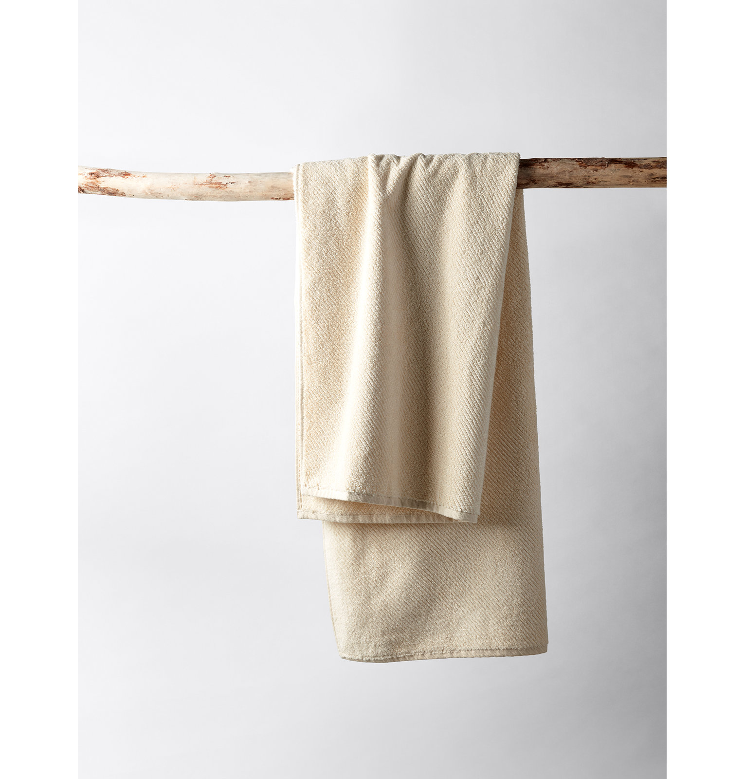 Air Weight Organic Cotton Towel Set, Natural
