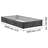 Galvanized Raised Garden Beds, 8 x 4 x 1 ft, Rectangular Metal Planter Boxes Kit Outdoor, Bottomless Elevated Planting Box with Gloves, Alu-Zinc, for Growing Flowers Vegetables, Dark Gray-846892295-846892291