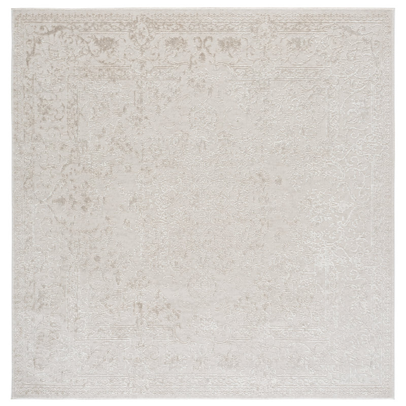 Reflection Performance Oriental Indoor Rug, 6'-7" x 6'-7" Square