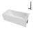 Streamline 66 in. x 32 in. Acrylic Right-Hand Drain Alcove Bathtub in Glossy White With External Drain-101699018