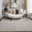Tapis argenté en laine de style transitionnel-767035935