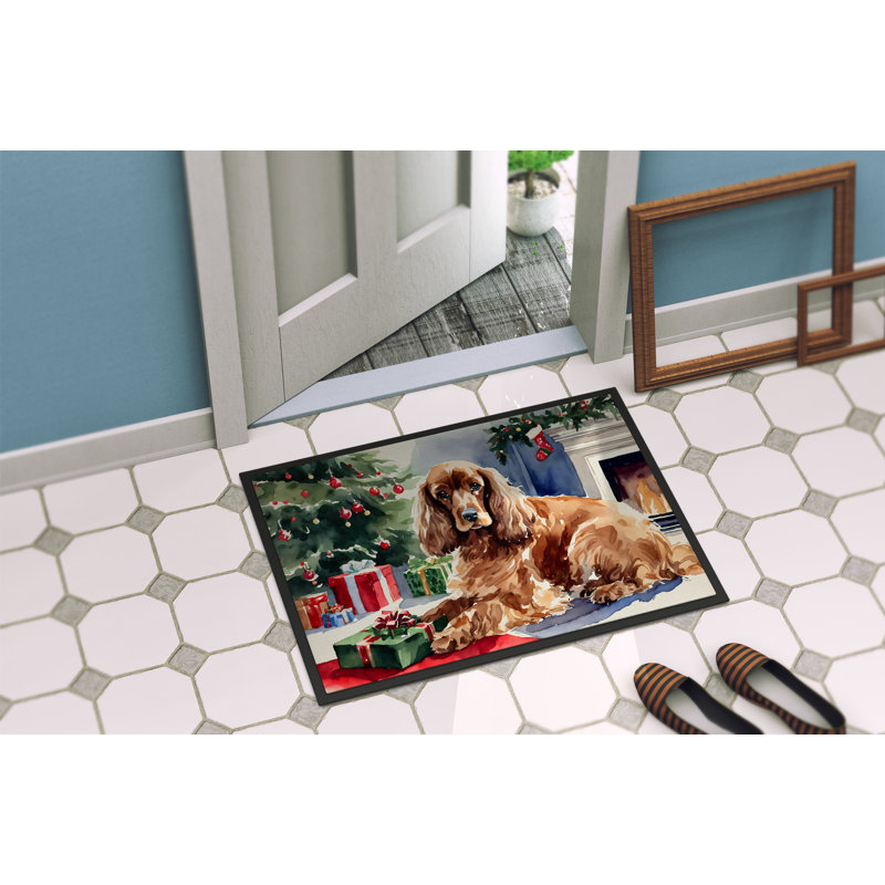 Tapis d'entrée antidérapant Jearldean, L 24 po x L 36 po