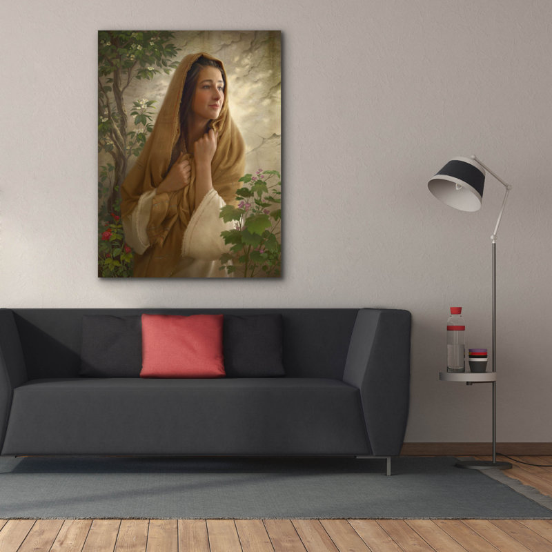 «Mary Kept All Ces Things» par Howard Lyon, Red Barrel Studio®, art mural sur toile, 26 po x 30 po, L 40 po x H 54 po