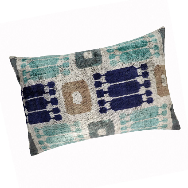 Ikat Silk Pillow Cover