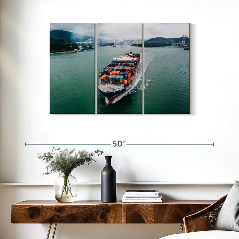 Mehar Cargo Ship Transport, 24" H x 38" W