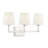 3-Light Dimmable Nickel Vanity Light