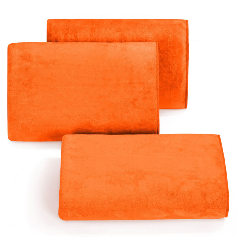 Ishmeet Lightweight Jacquard Hand Towel, Light Orange