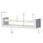 Tablette flottante 15,8 po x 4 po Clegg