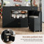 Wood Kitchen Island-428404963