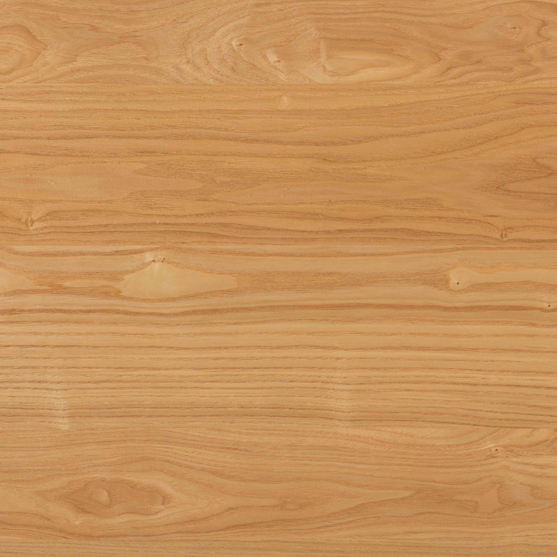 Azueta Solid Wood Base Dining Table, Natural Oak