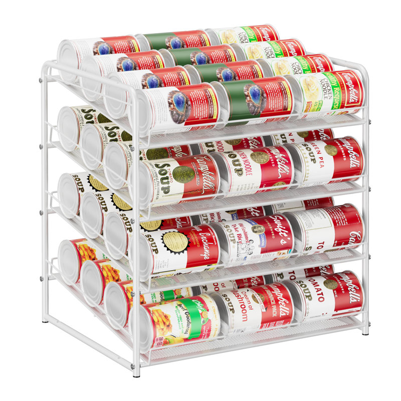 4-Tier Can Organizer, white