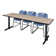 Neyland Cain T-Base Training Seminar Table & 3 Zeng Stack Chairs