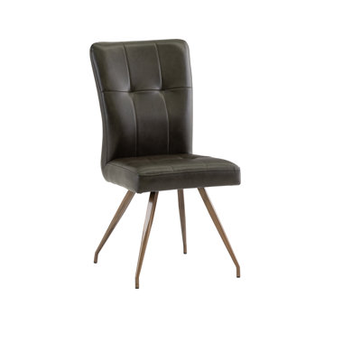 Longbridge 48cm H Upholstered Metal Side Chair