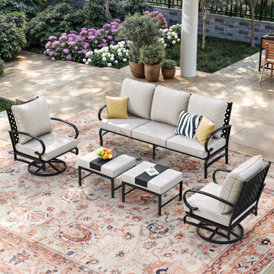 5 Piece Outdoor Conversation Furniture Set