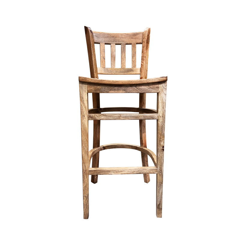 Tabouret de comptoir Kimberline Mango, Tabouret de comptoir (siège d'une hauteur de 24 p