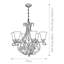 Balsam 6 - Light Shaded Chandelier