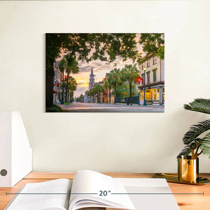Hannes Historical Charleston Streets, 8" H x 12" W
