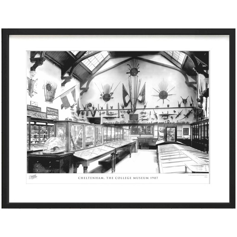 Cheltenham, The College Museum 1907 by Francis Frith - Single Picture Frame Print, 45cm H x 60cm W x 2.3cm D