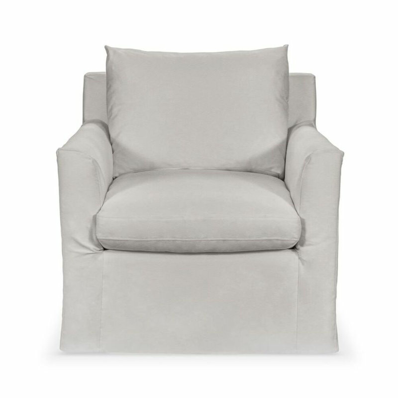 Cassiano Swivel Armchair, Elite Gray