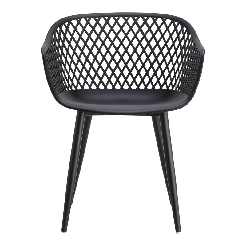 Piazza Patio Dining Chair, Black