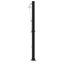 Outdoor Solar shower Black PVC and Aluminium Shower Cylindrical Heated