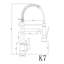 Robinet de cuisine polyvalent à bec rétractable en acier inoxydable de style élégant pour usage résidentiel et commercial