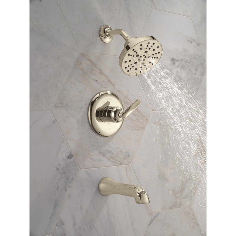 14 Series Tub Shower Trim, Lumicoat Polished Nickel