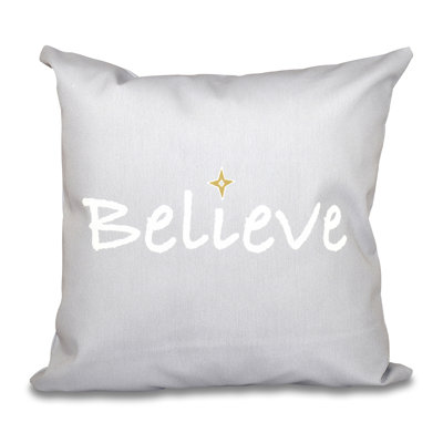 A Way With Words Embroidered Reversible Throw Pillow