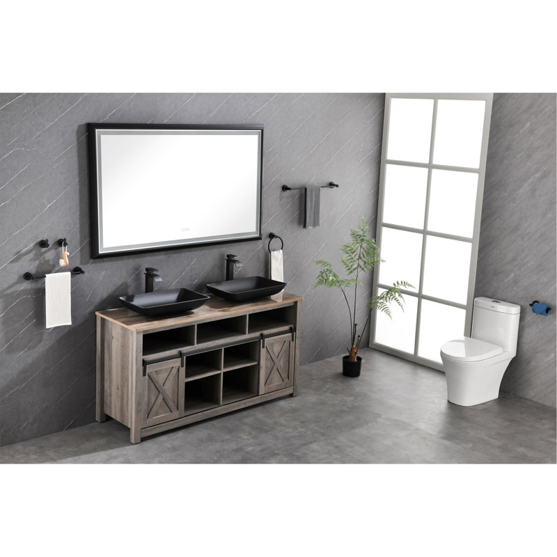 Miroir de salle de bain rectangulaire