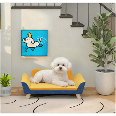 Dog Sofa Bed  With Soft Cushion, Washable Cover